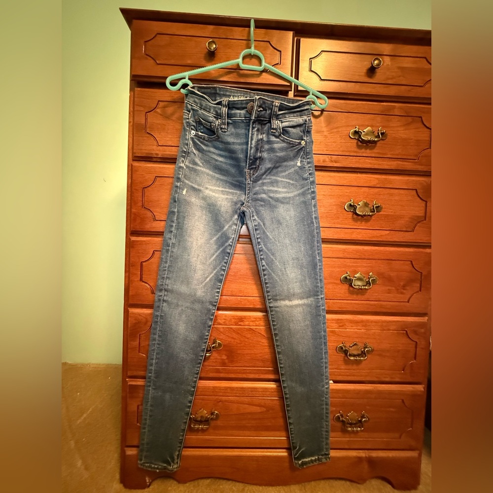 American Eagle Outfitters Blue Skinny Jeans